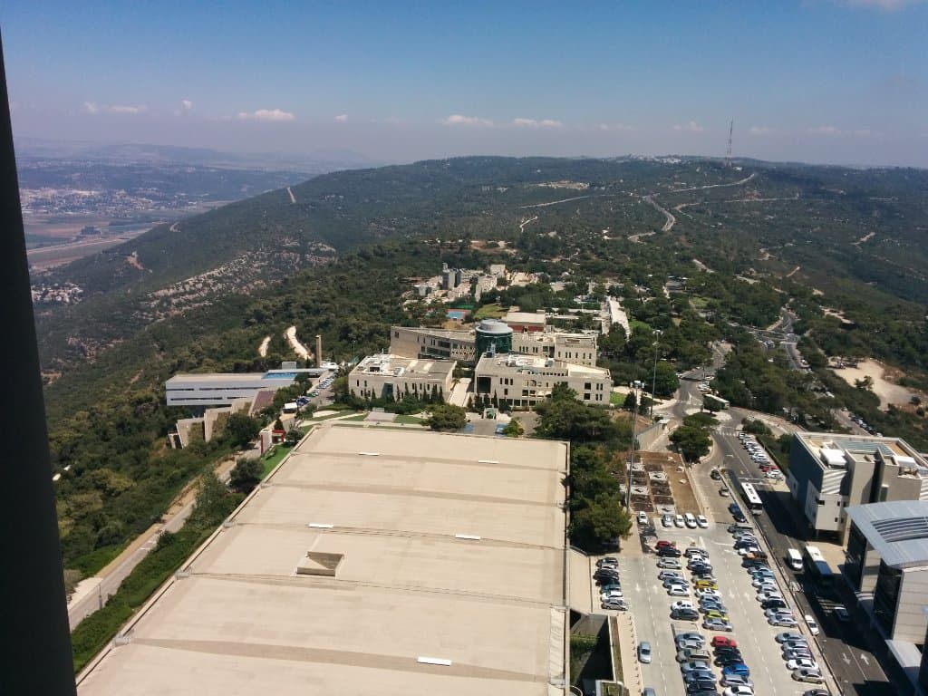 תצפית מהמגדל דרומה