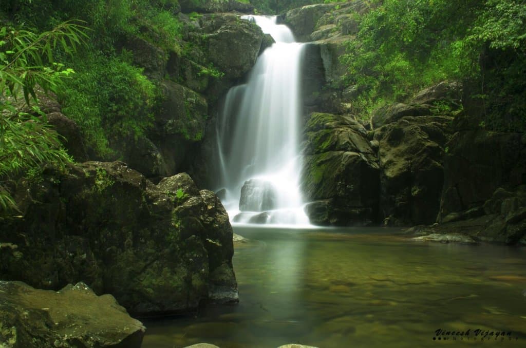 Meenmutty Falls Wayanad Kerala India