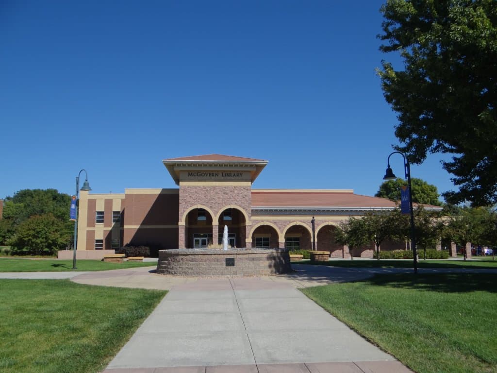 Outside View of George & Eleanor McGovern Museum