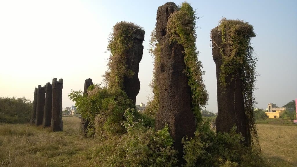 The columns, locally called as sohala khamaba. More than 20 bases found