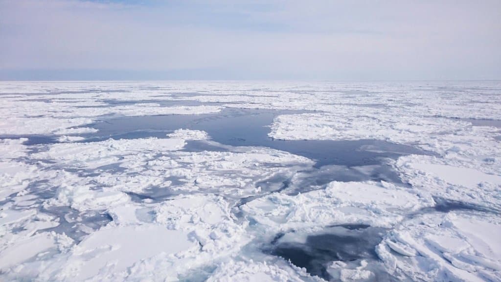 Drift Ice Norokko Train Okhotsk