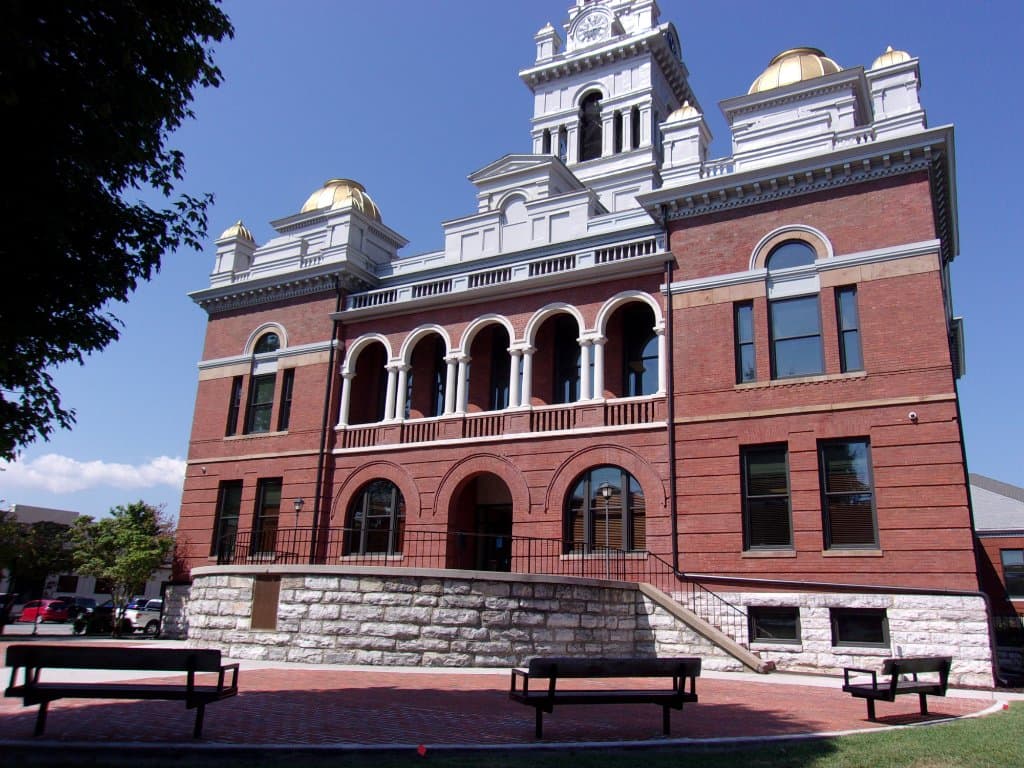 Front of the Courthouse