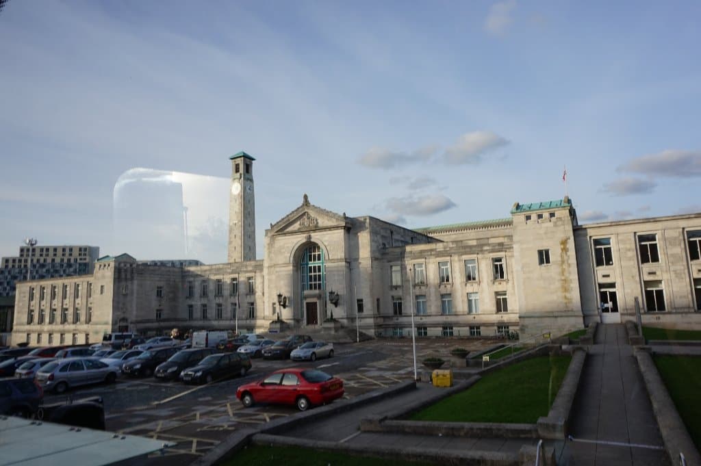Southampton City Council, taken from inside the bus