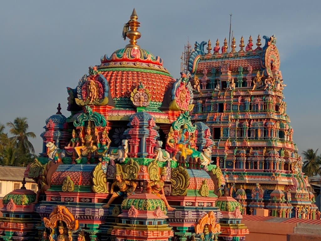 The beautiful colored domes