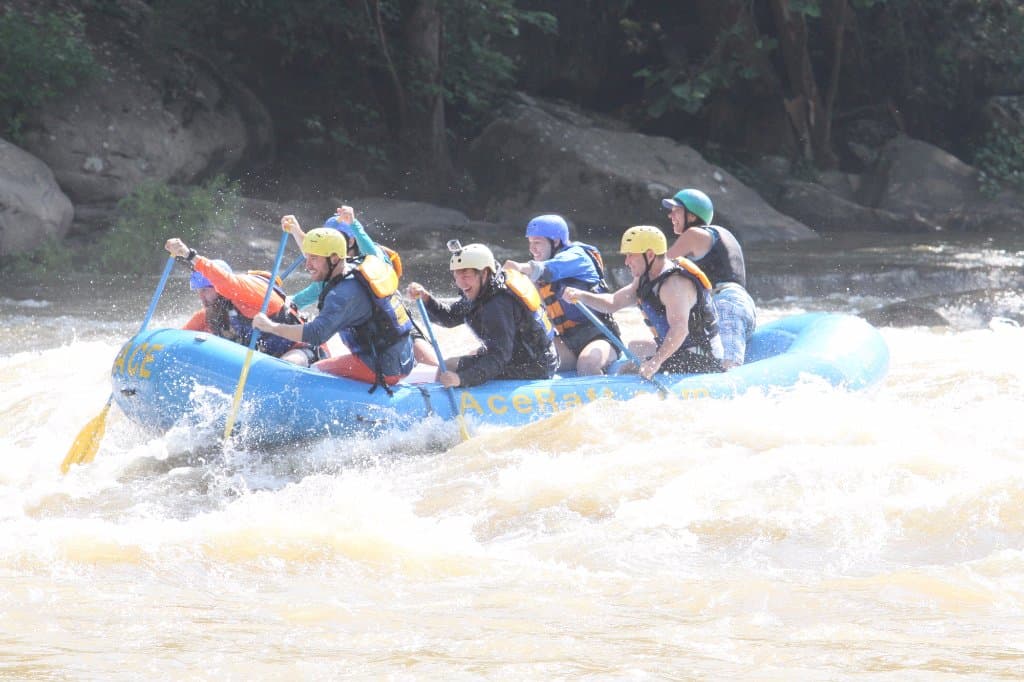 Rafting on the lower Gauley