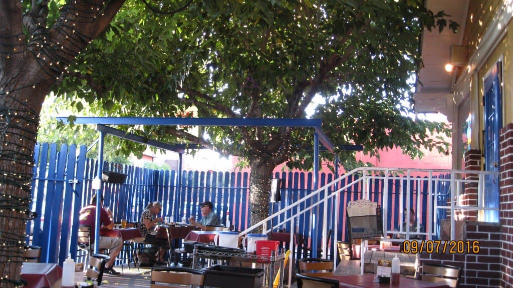 El Patio's patio.
