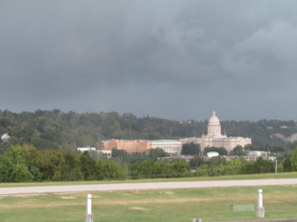 View from memorial toward captial