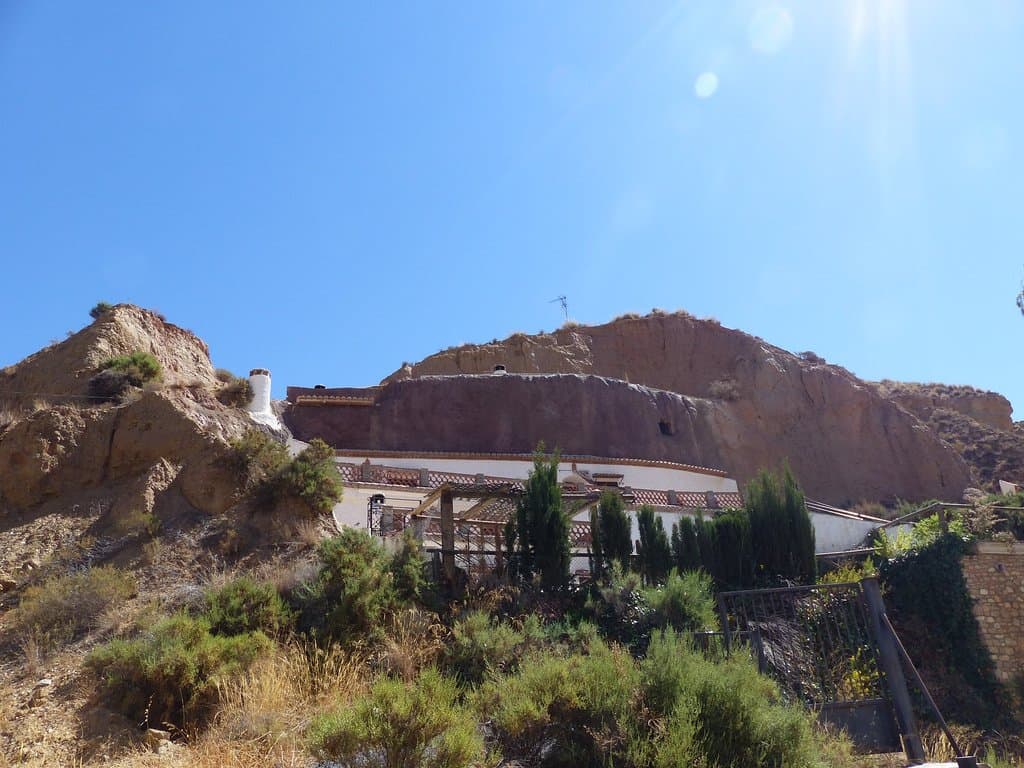One of many cave dwellings in the area