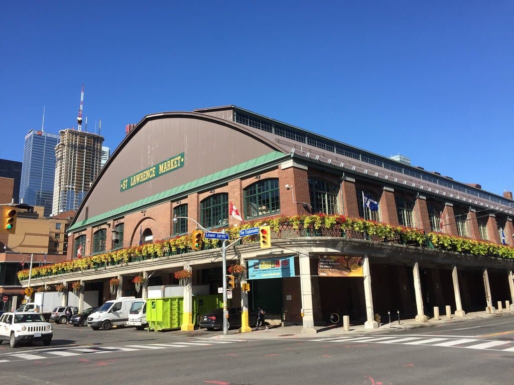 Outside shot of St Lawrence Market
