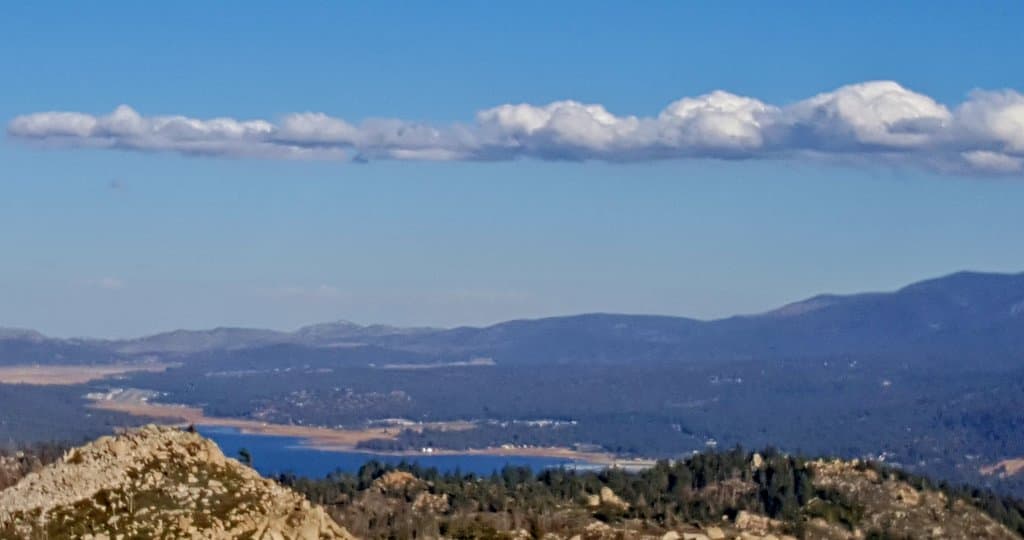 View east towards Big Bear