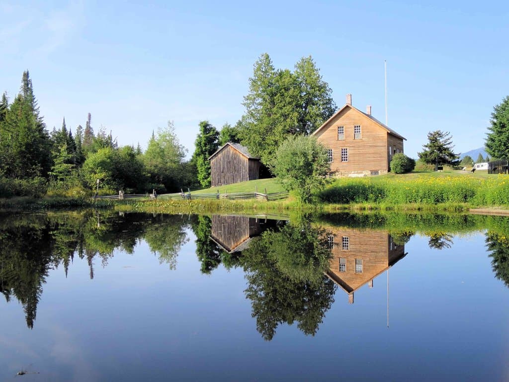 Beautiful views of the landscape at the John Brown Farm