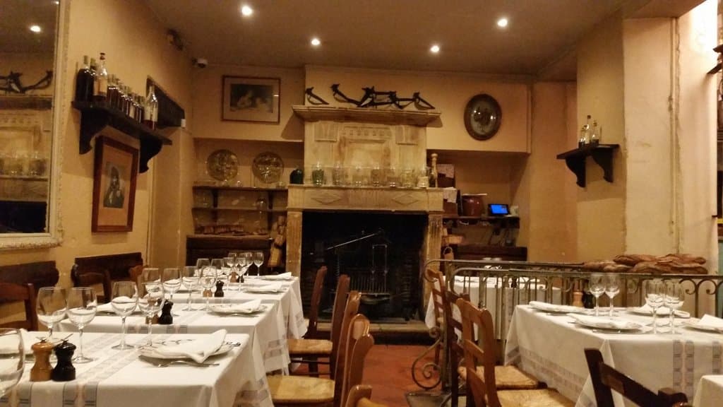 Interior of La Tupina