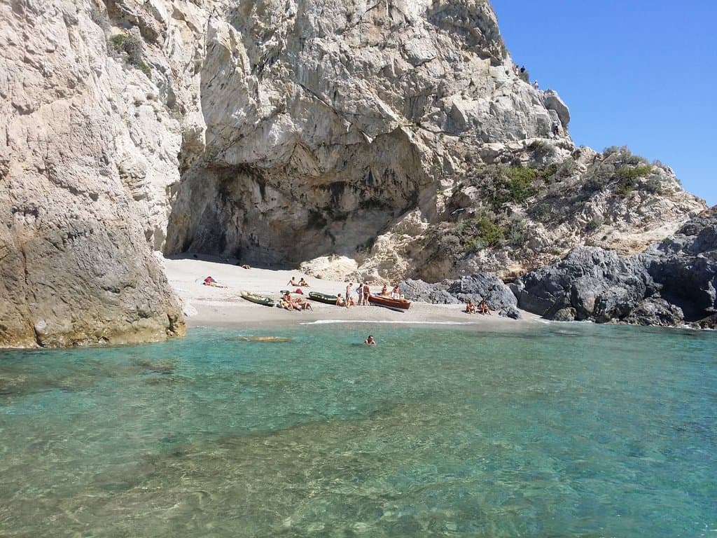 la spiaggietta  di punta Crena 