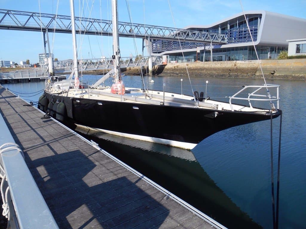 Pen Duick 111 on display