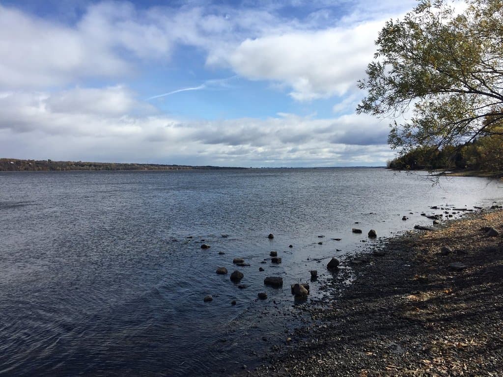 Looking towards the city of Ottawa