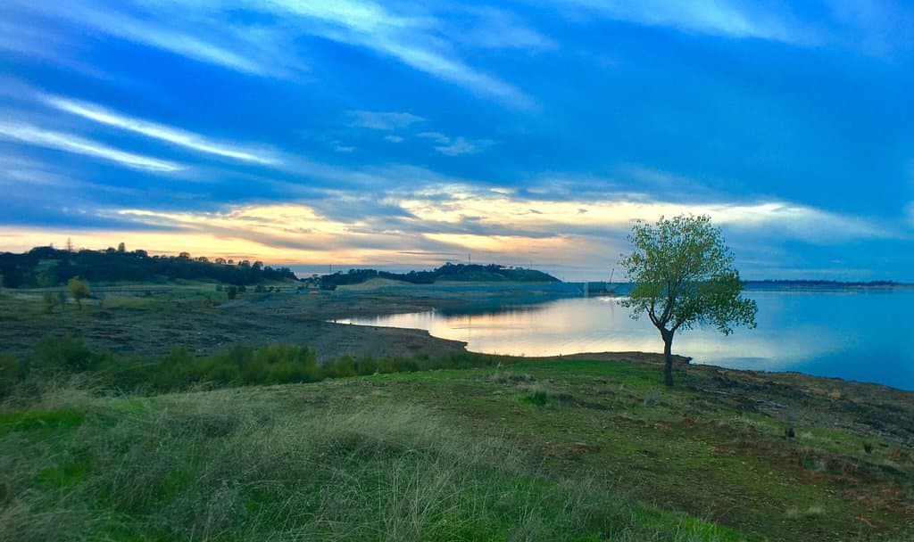 Folsom Point at sunset