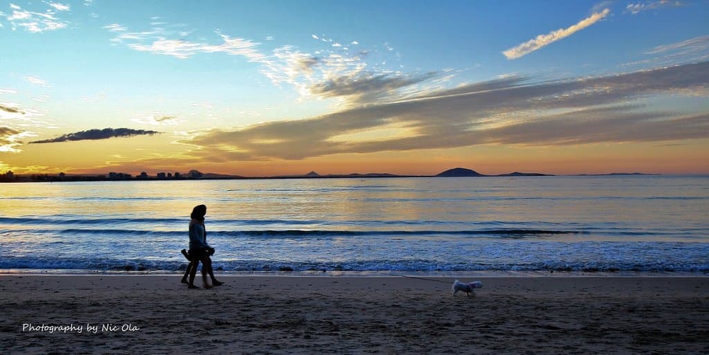 Sunset in the Bay - Mooloolaba Spit