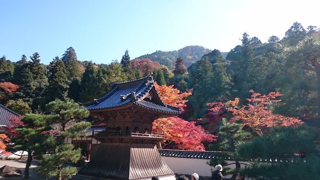 古刹と紅葉