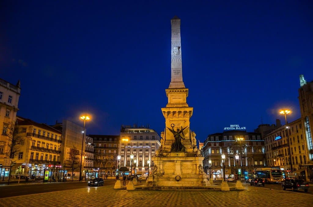 Night View Praca dos Restauradores 