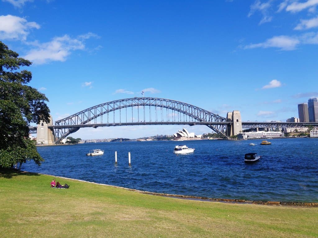 Beautiful view from Blues Point Reserve