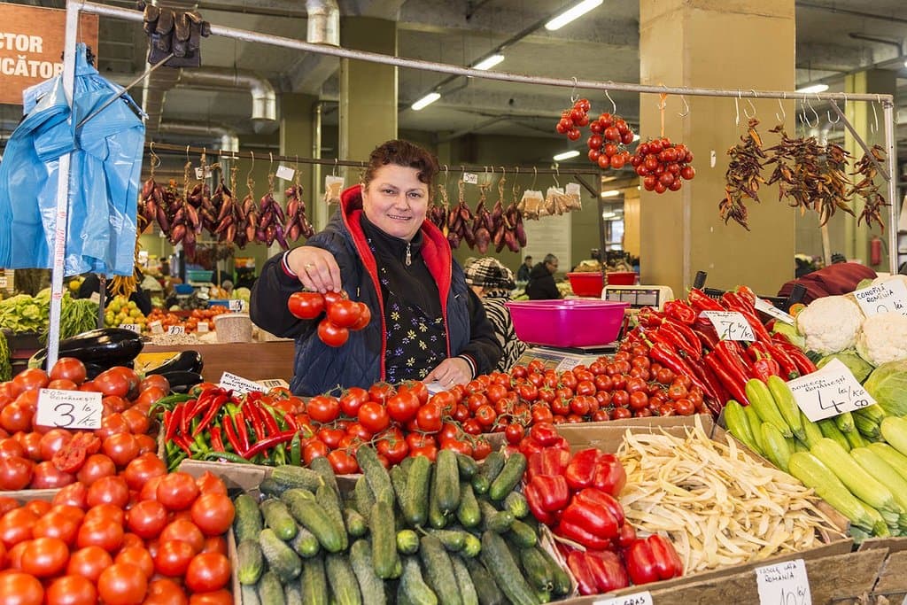 Fresh vegetables at the Farmer's market