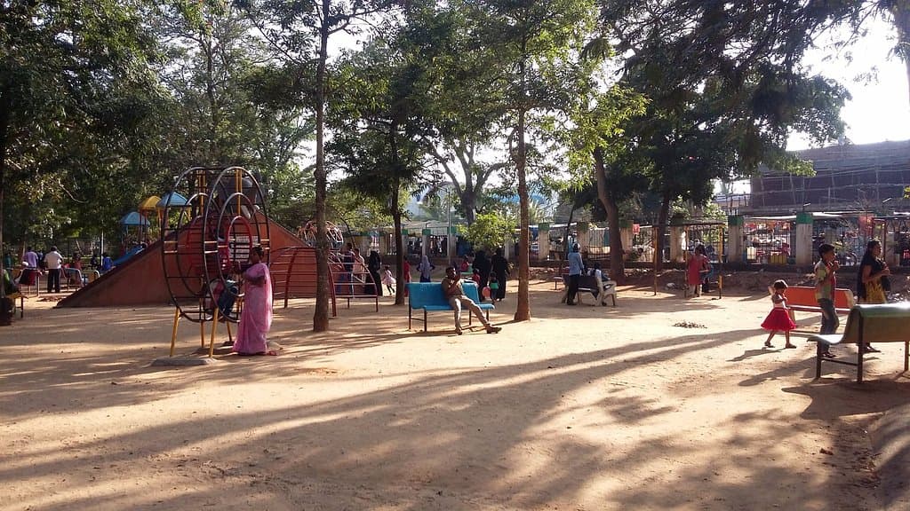 children's play area inside Maharaja Park