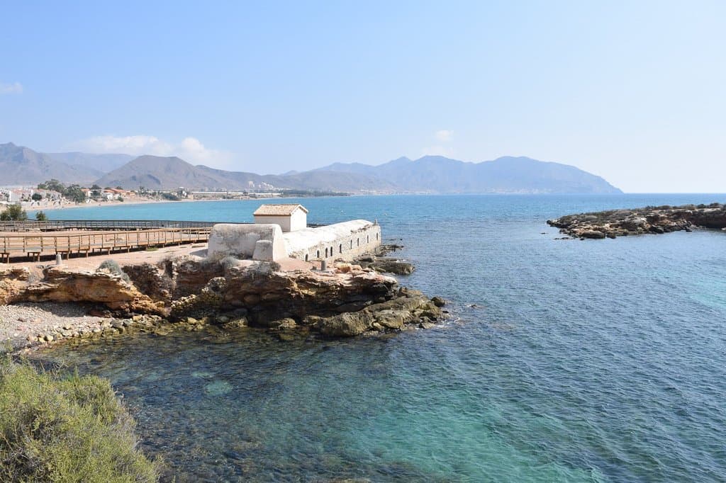 The Banos de la Marrana are part of Isla Planas stunning views