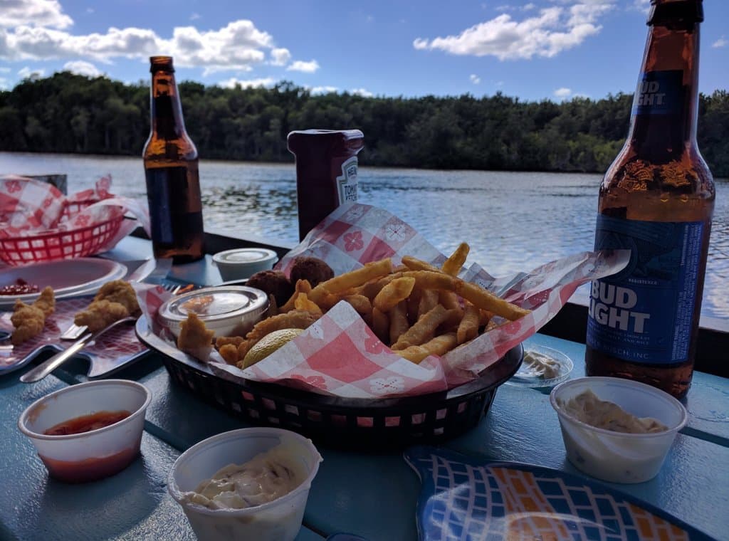 fry basket and beer - life is good