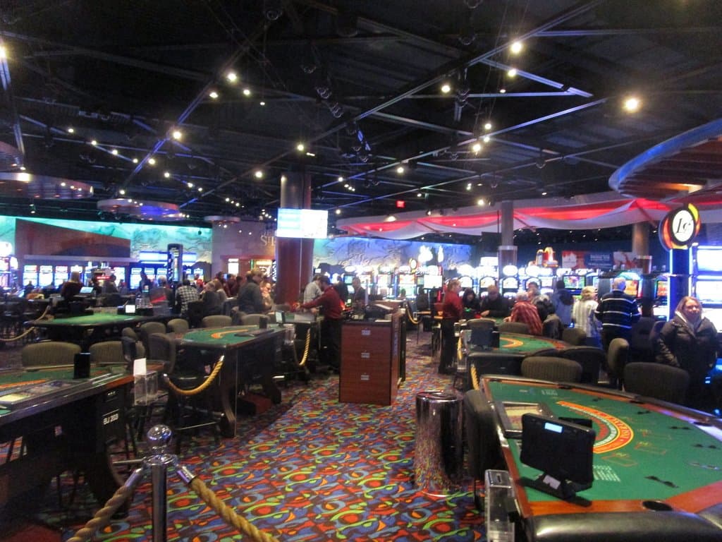 Shorelines Casino - table games area