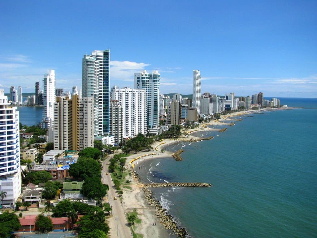 Bocagrande desde el hotel