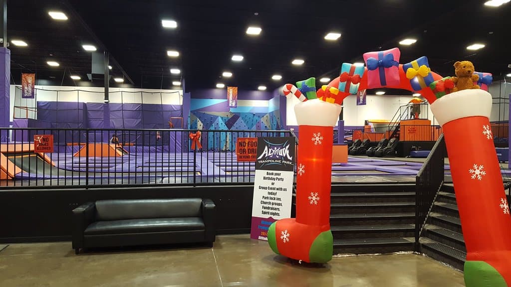 Just walk on through and start jumping