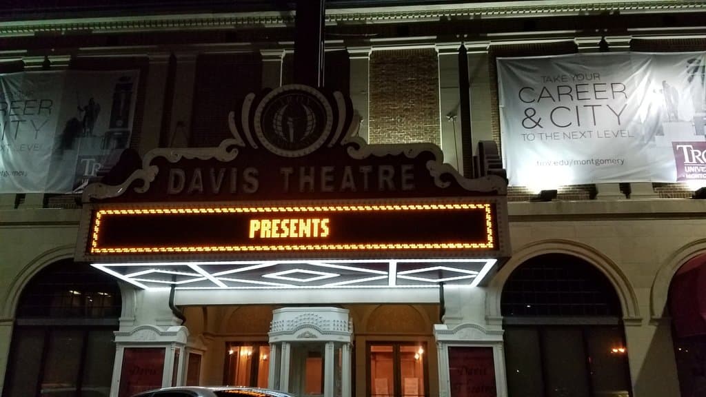 the theater