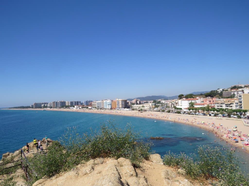 Playa S'Abanell desde Sa Palomera