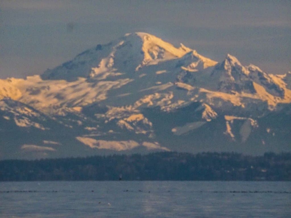 Mt. Baker across the bay