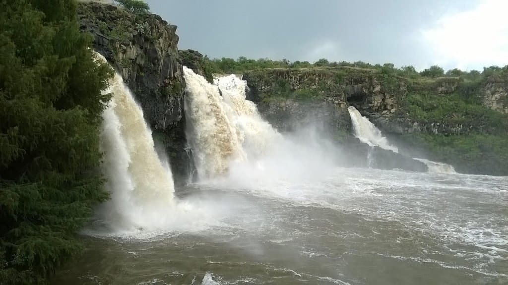 Vista de las cascadas