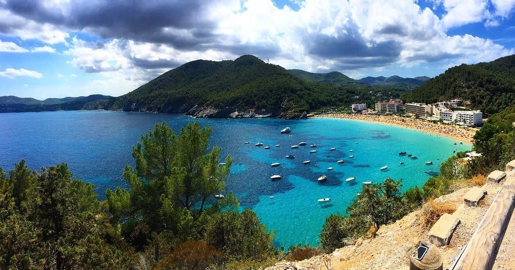 View from the AMAZING houses that over look Cale De Sant Vicente