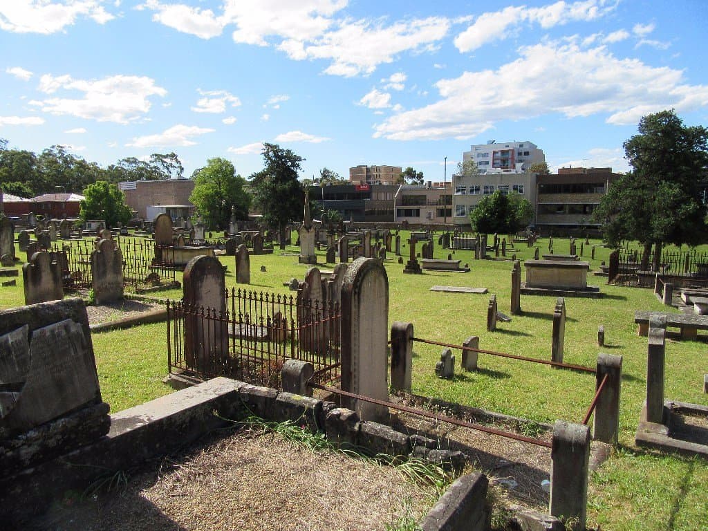 Historic graves at St. John's Cemetery