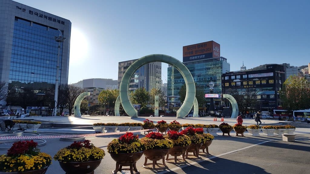 First view of modern Busan