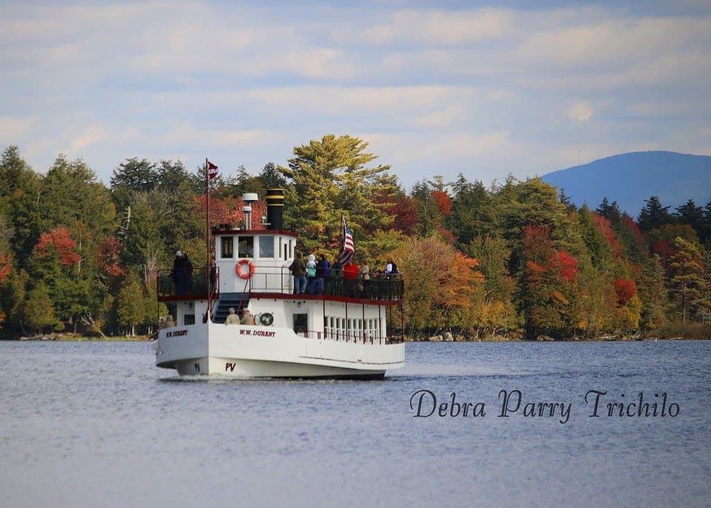  WW Durant cruising on Raquette Lake, the largest natural lake in the Adirondacks.