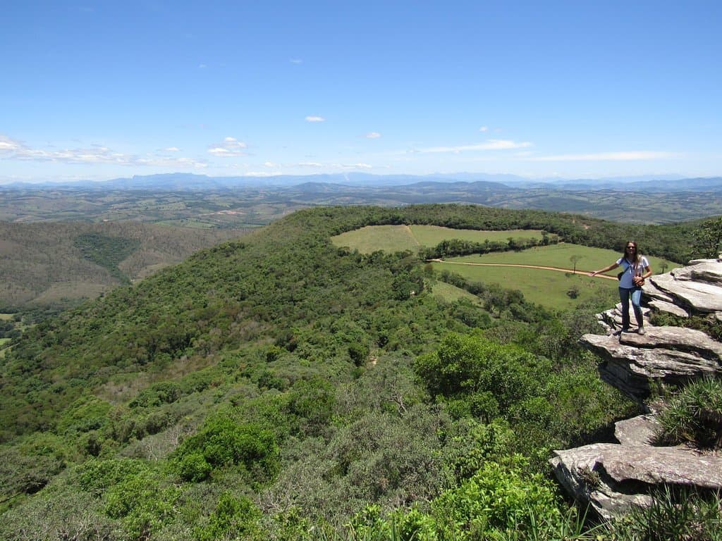 Vista do vale e da serra