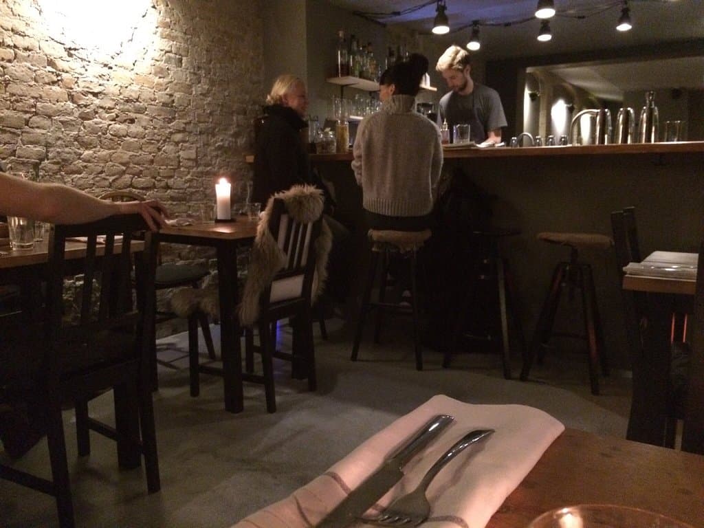 Very quaint restaurant with 'hygge'. It is divided into cozy multiple rooms.  Rustic wood, candl