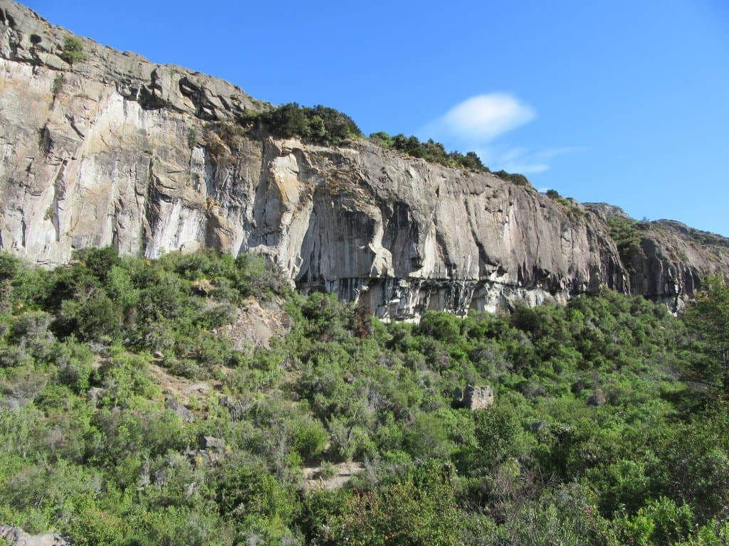 The wall from distance