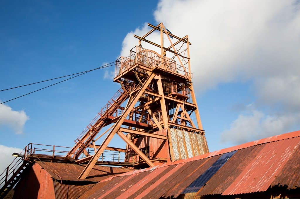View of the shaft