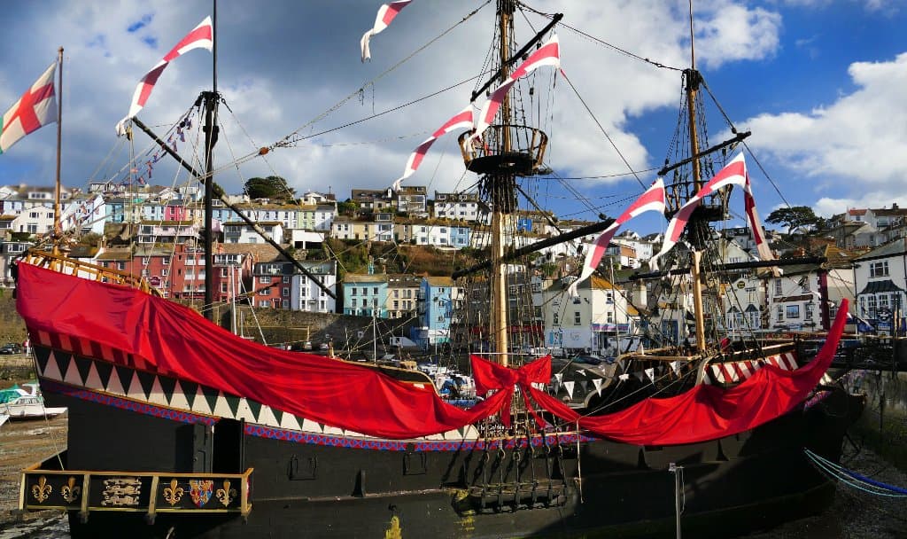 Fantastic replica in Brixham Harbour