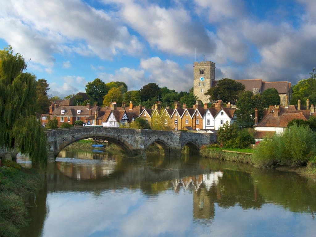 Aylesford Bridge in September
