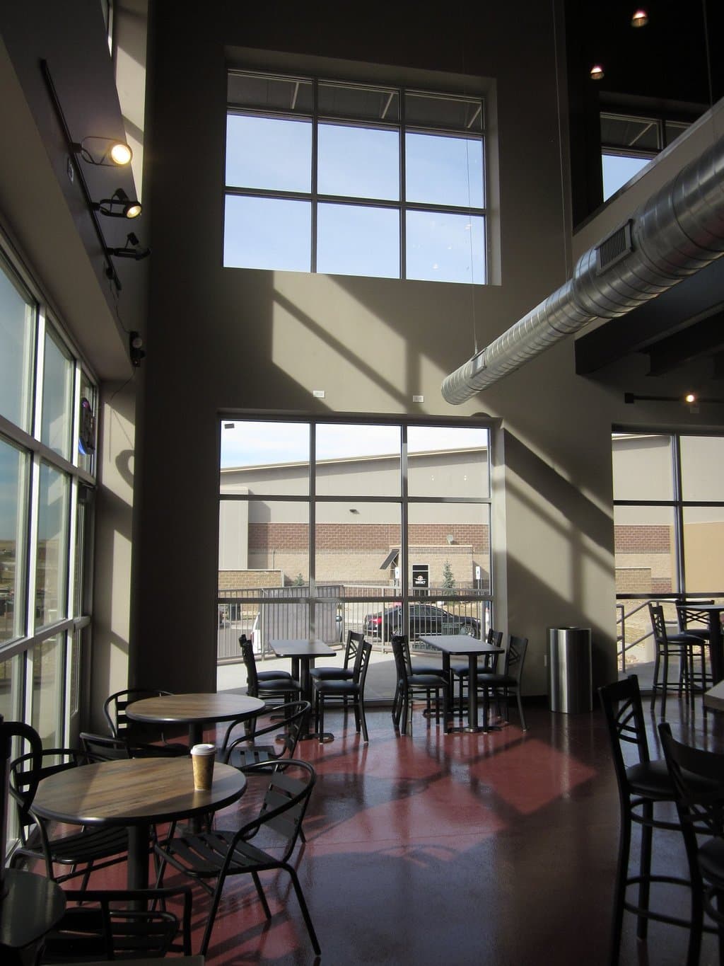 Love the two-story ceiling and all the windows.