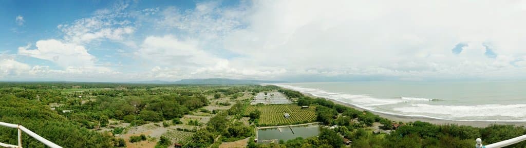 Panorama dari atas mercusuar