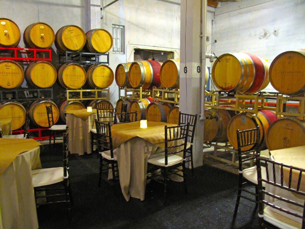 Testarossa Winery - Los Gatos - Dining room seating