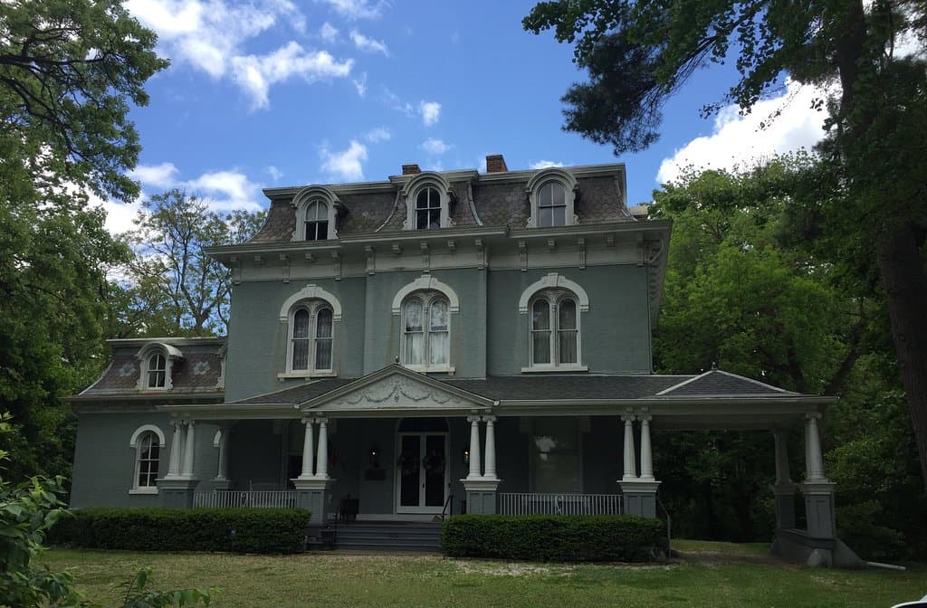 The front of the Pettengill Morron House Museum taken this past May. 