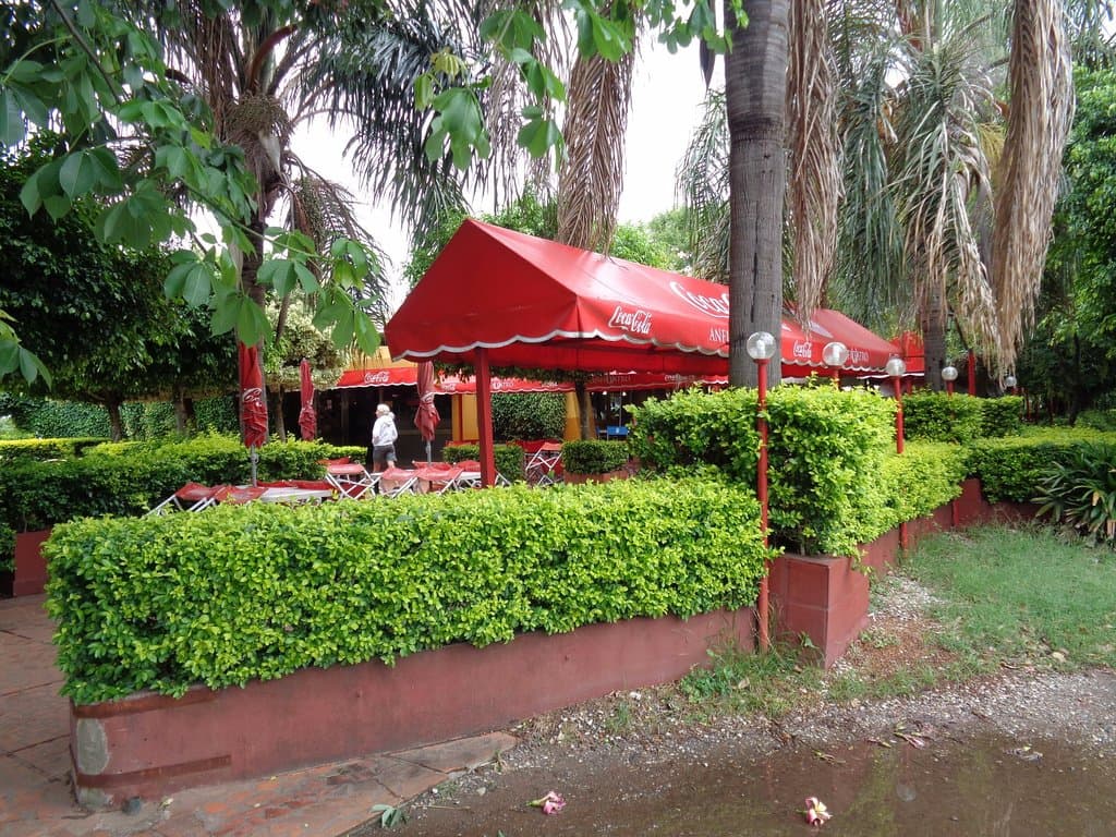 Bar en la entrada al Anfiteatro